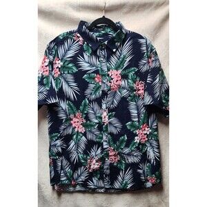 Coofandy Hawaiin Shirt  Tropical Palm Leaves (Men's Size 2XL)